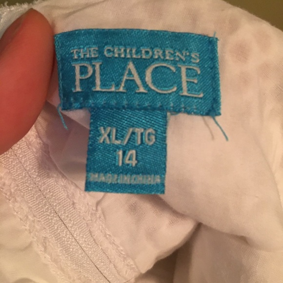 Children’s white lace tank top - Picture 3 of 4